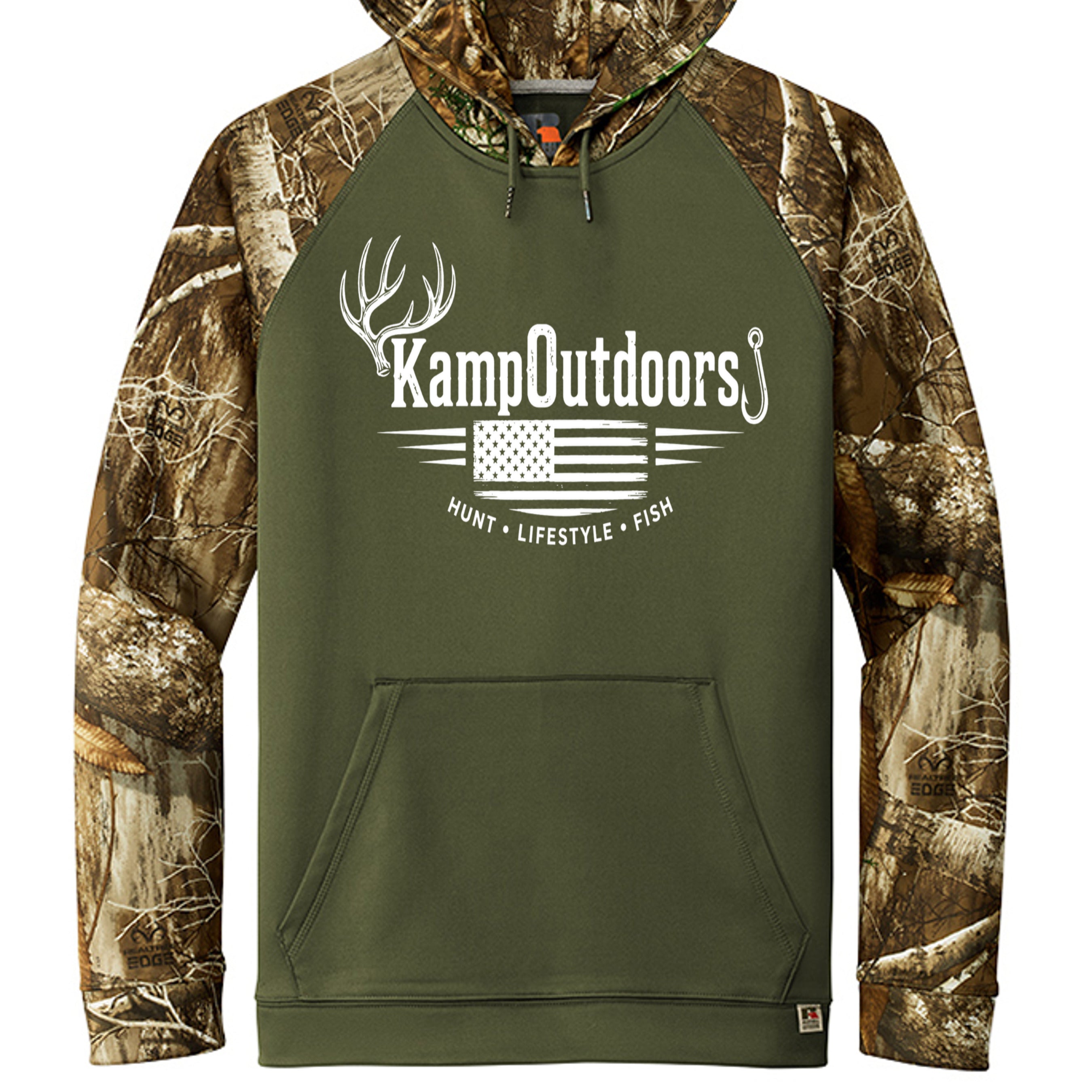 Olive Drab Green/ Realtree Edge - RU451 - FRONT