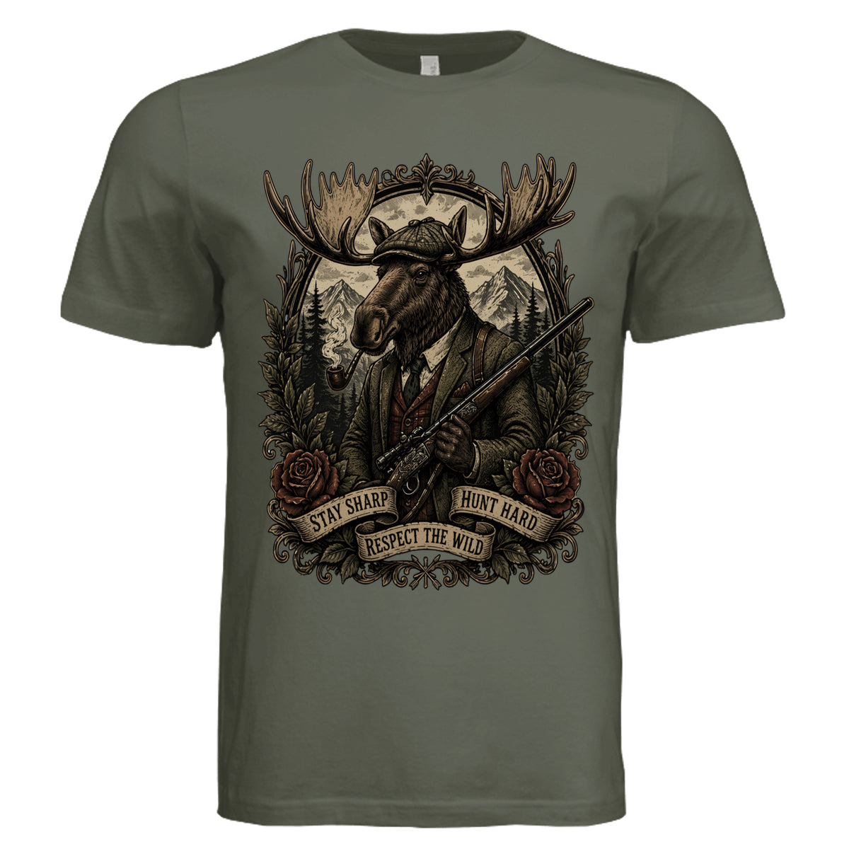 Dark Olive - 3001C - FRONT