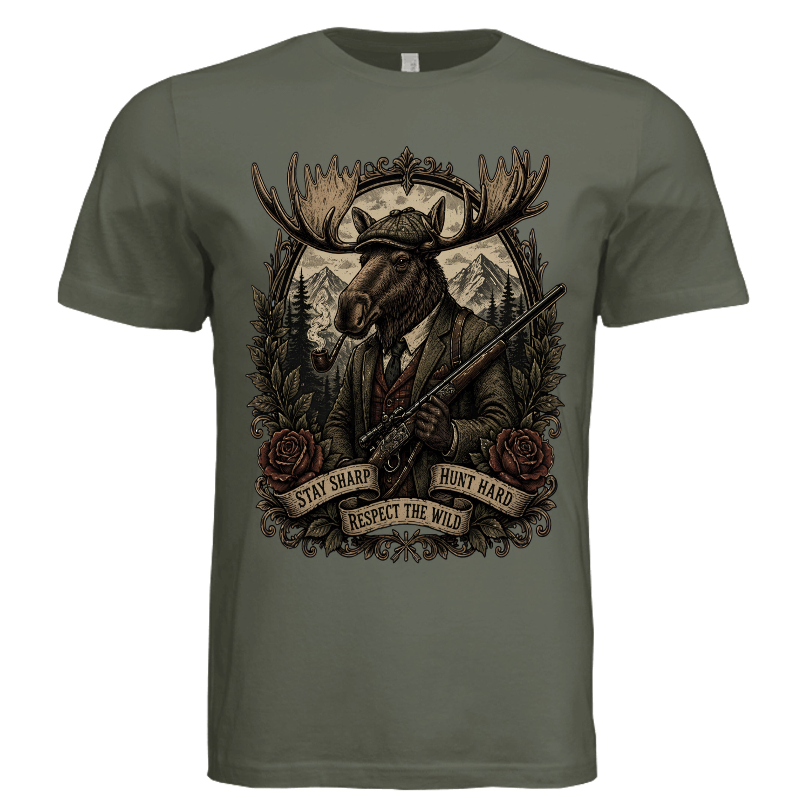 Dark Olive - 3001C - FRONT