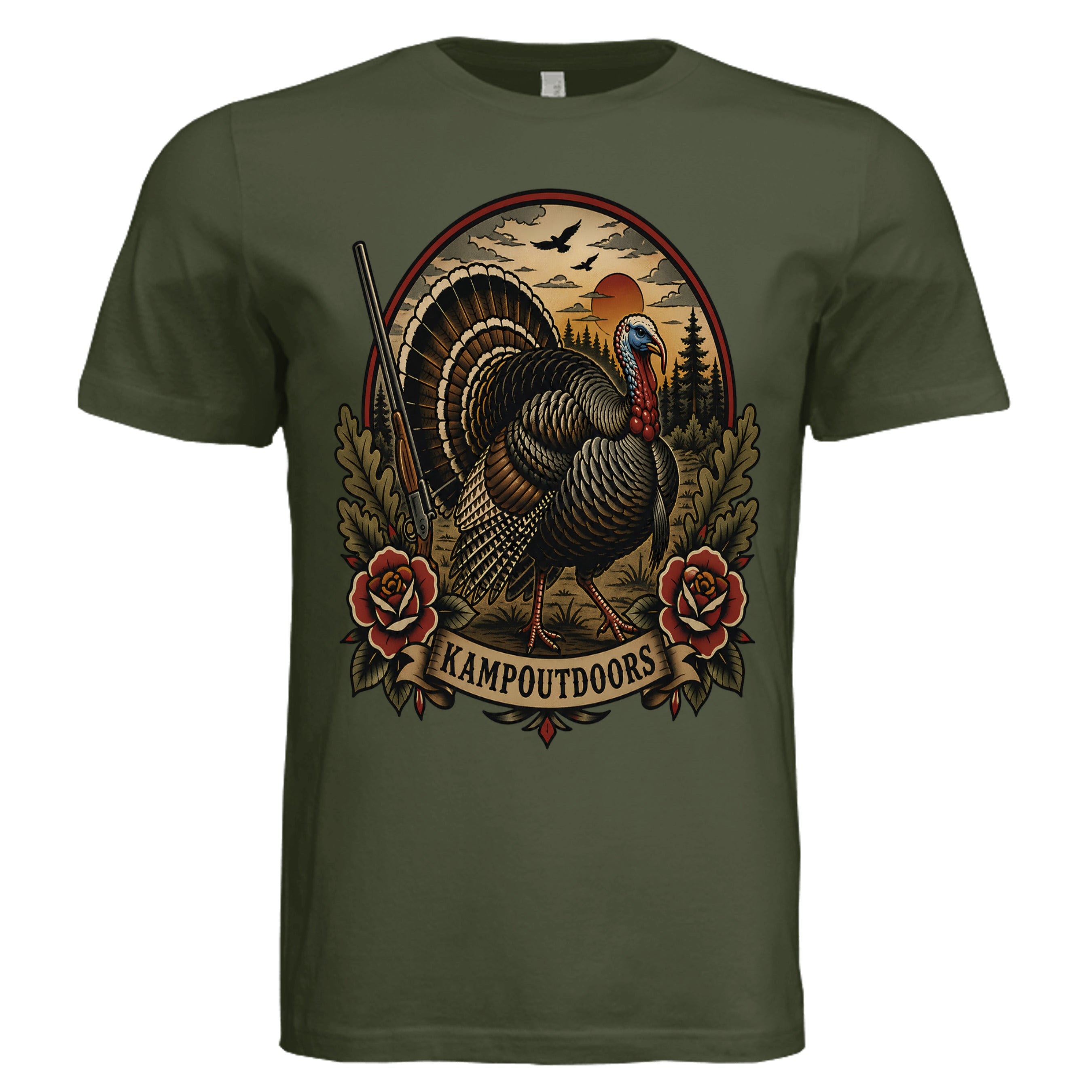 Military Green - 3001C - FRONT