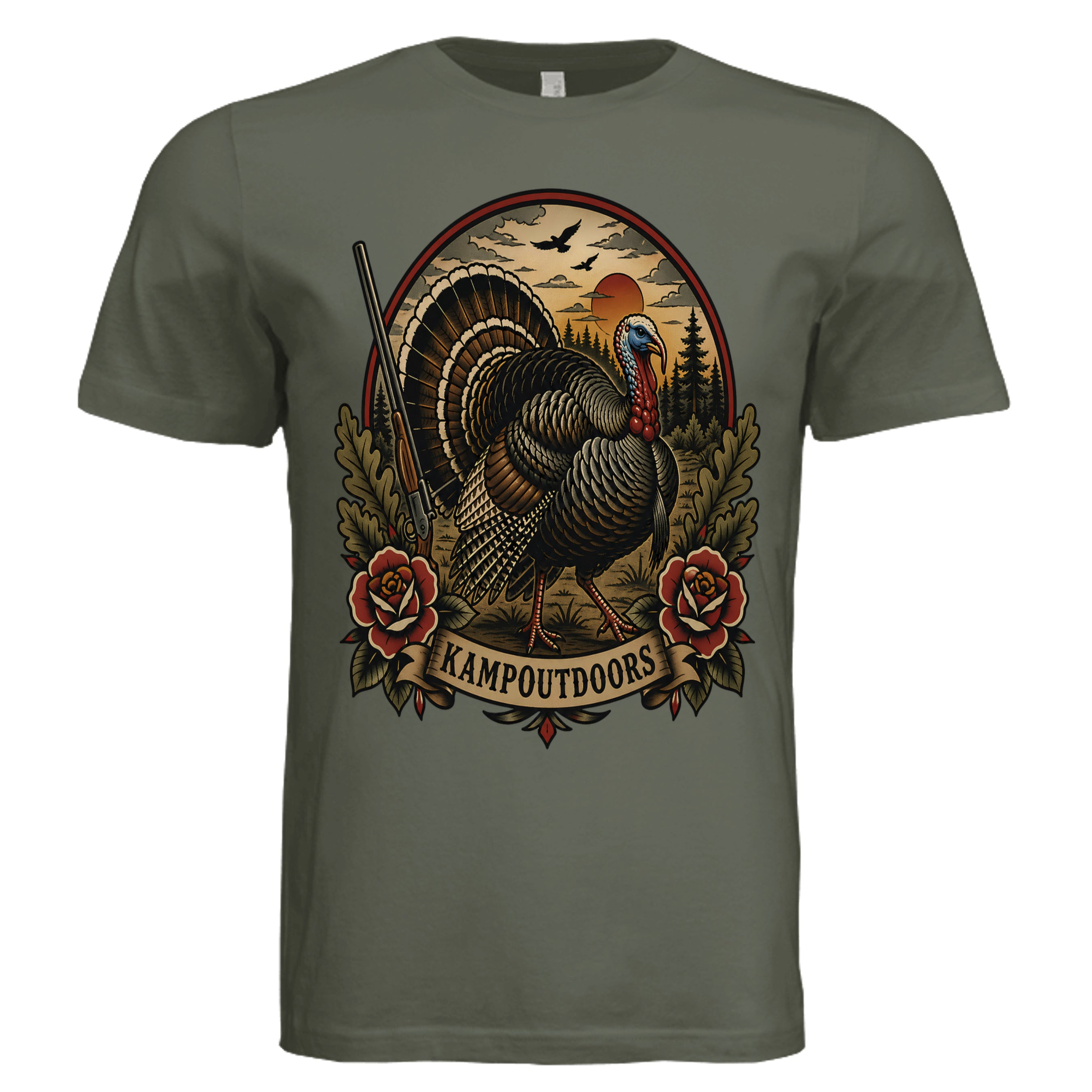 Dark Olive - 3001C - FRONT