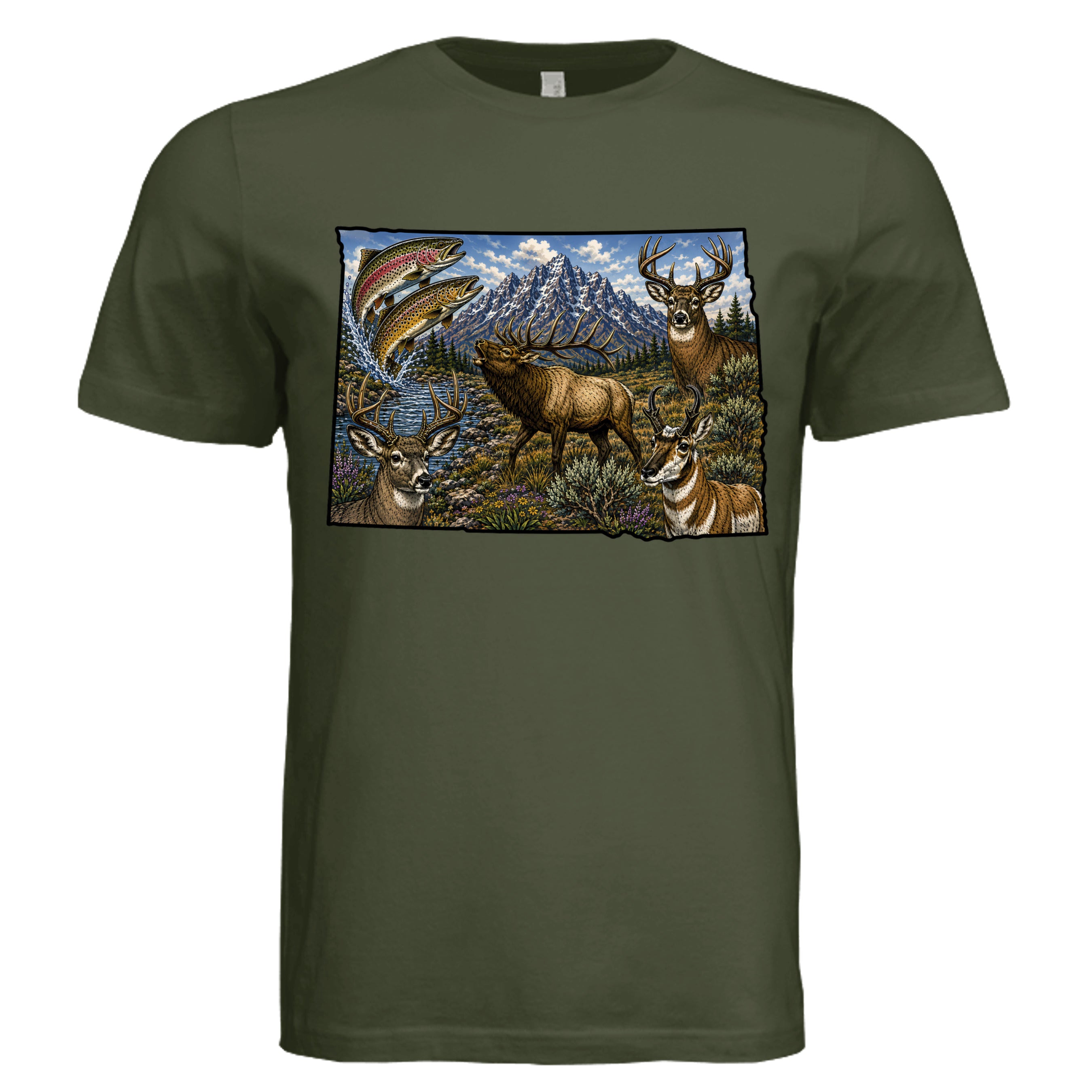 Military Green - 3001C - FRONT
