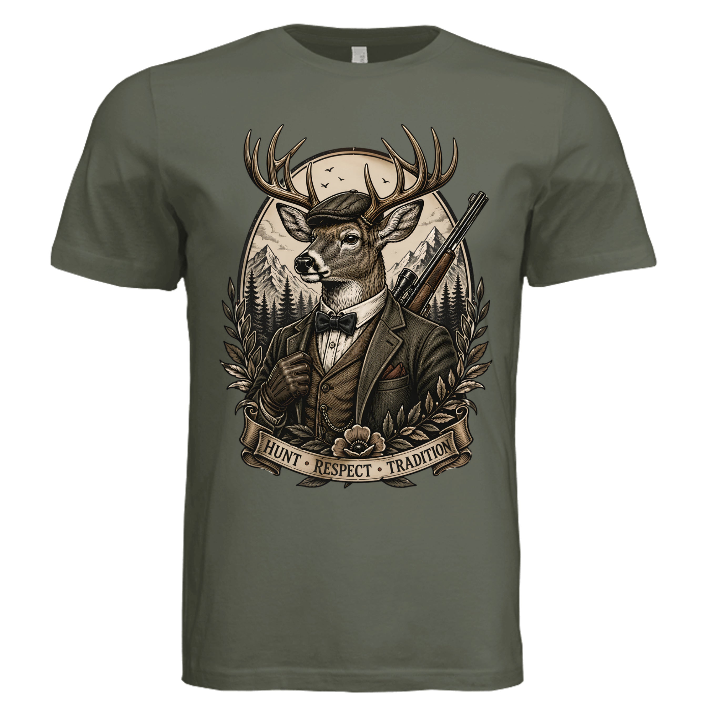 Dark Olive - 3001C - FRONT