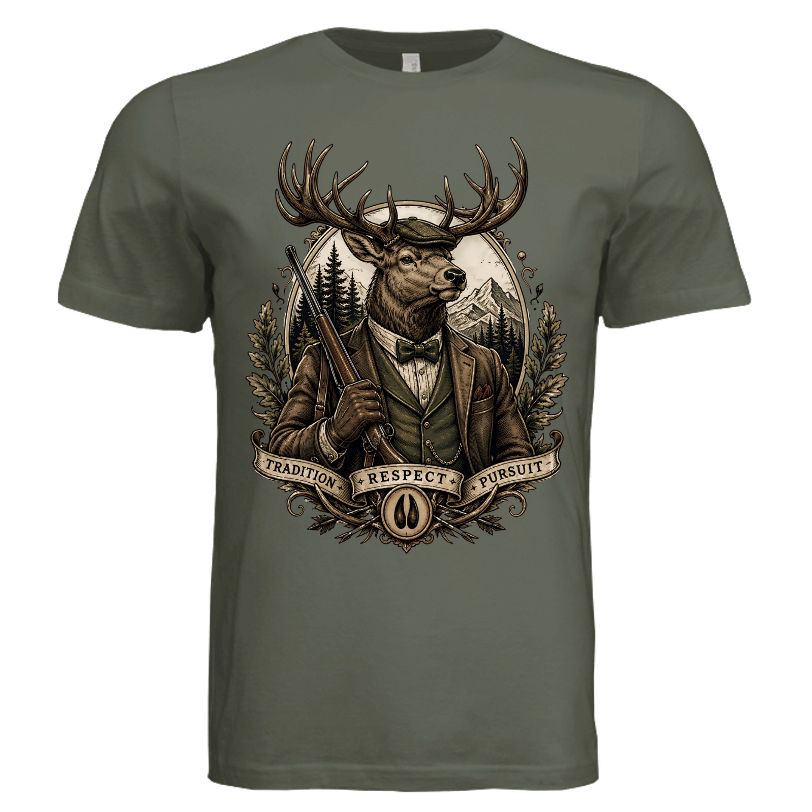 Dark Olive - 3001C - FRONT