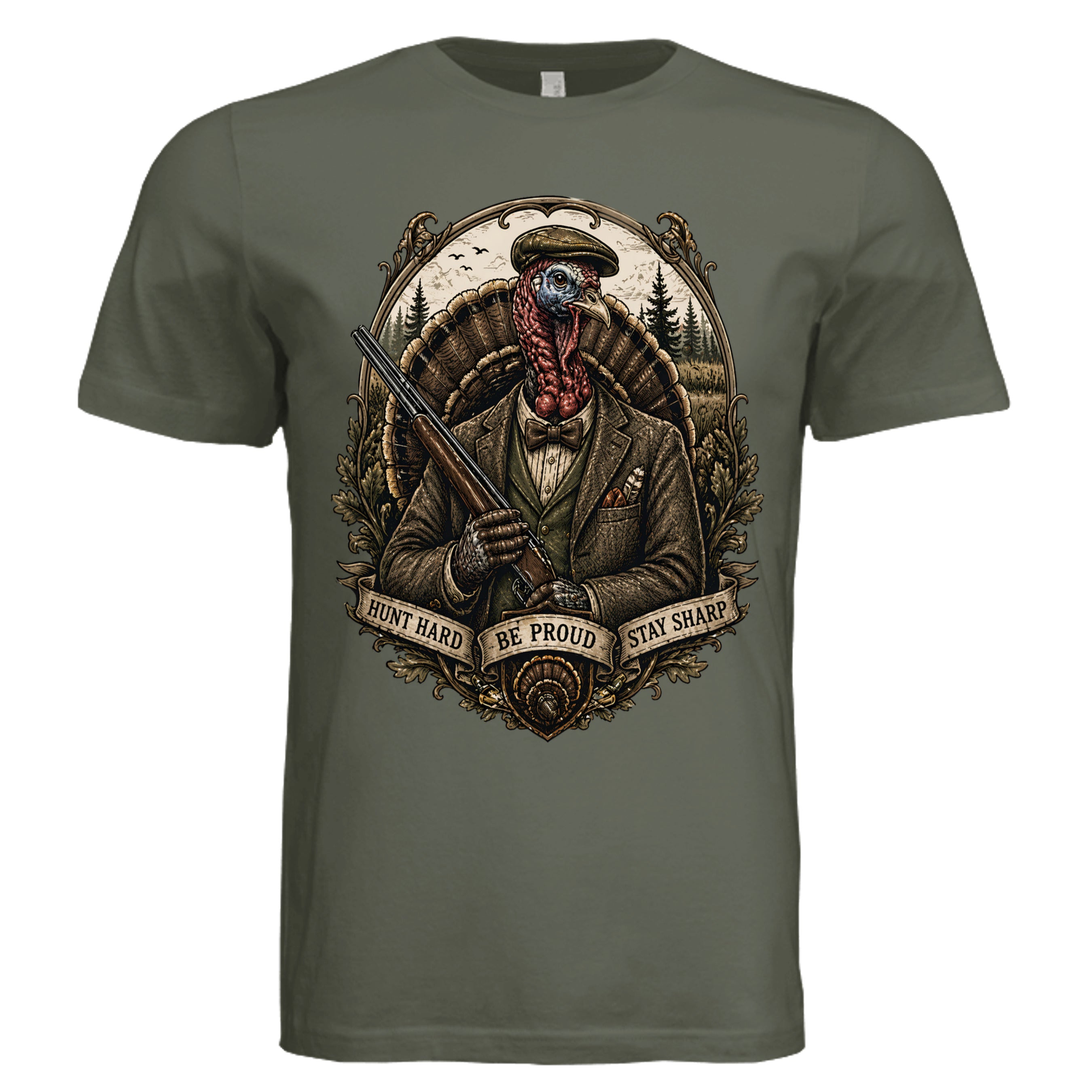 Dark Olive - 3001C - FRONT