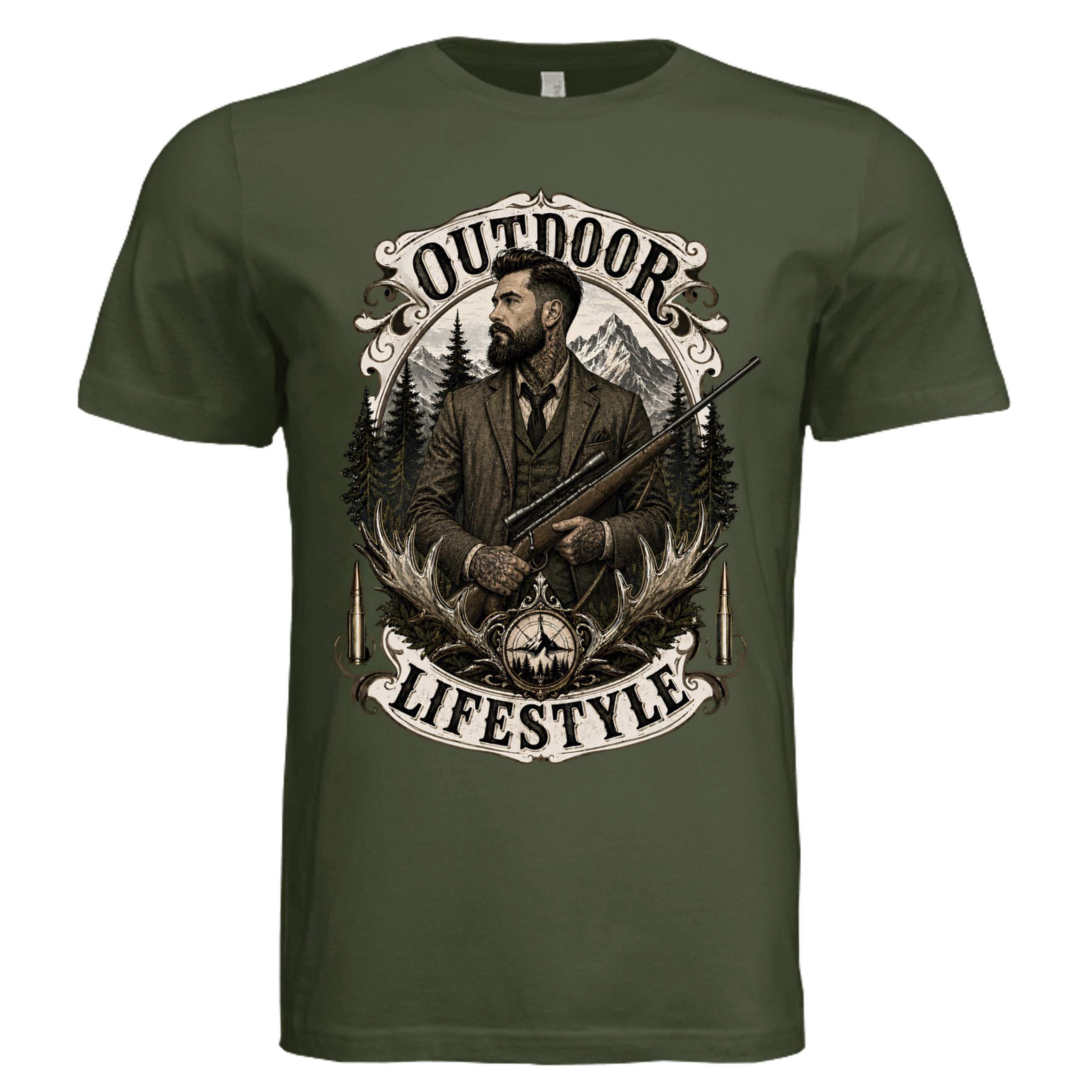 Military Green - 3001C - FRONT