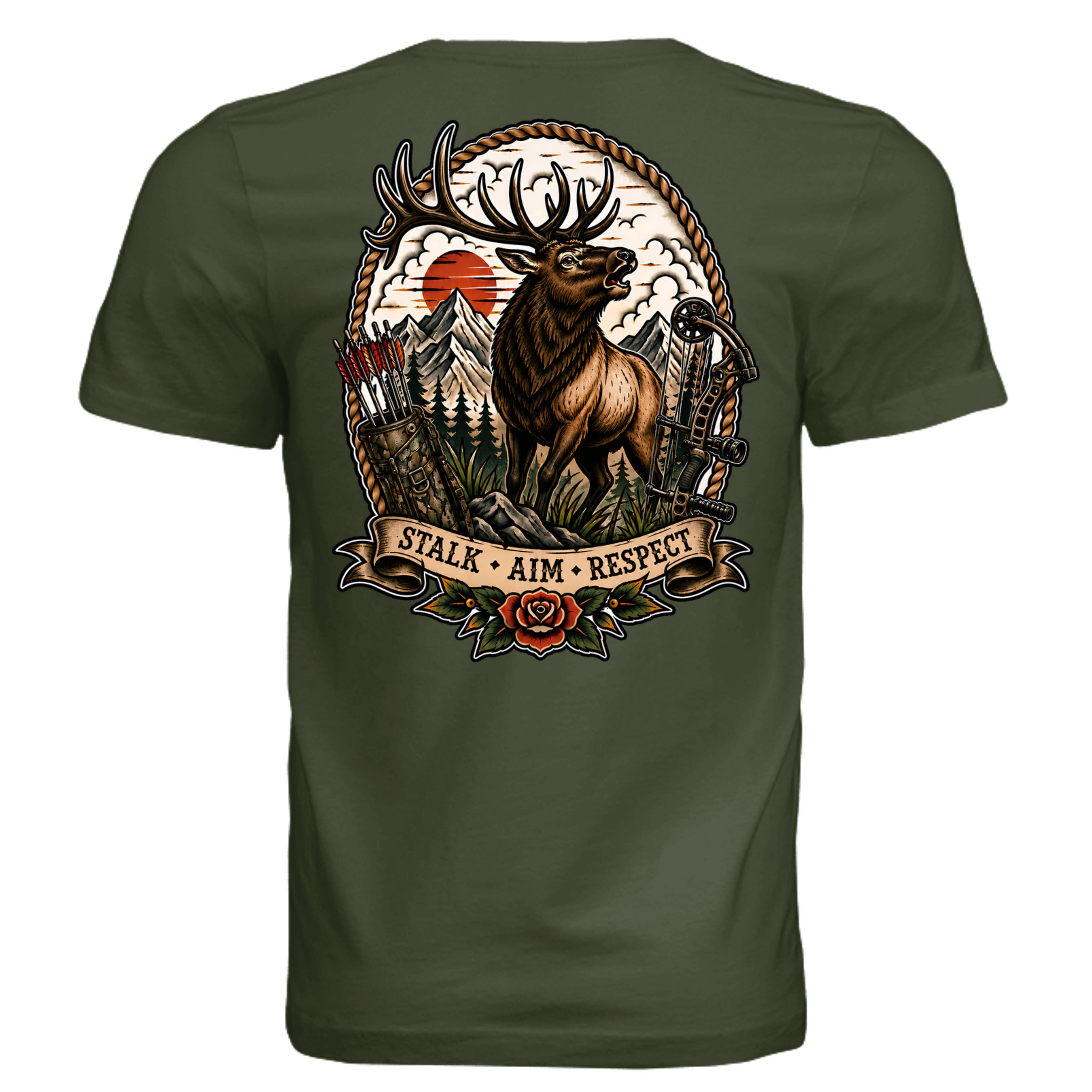 Military Green - 3001C - BACK