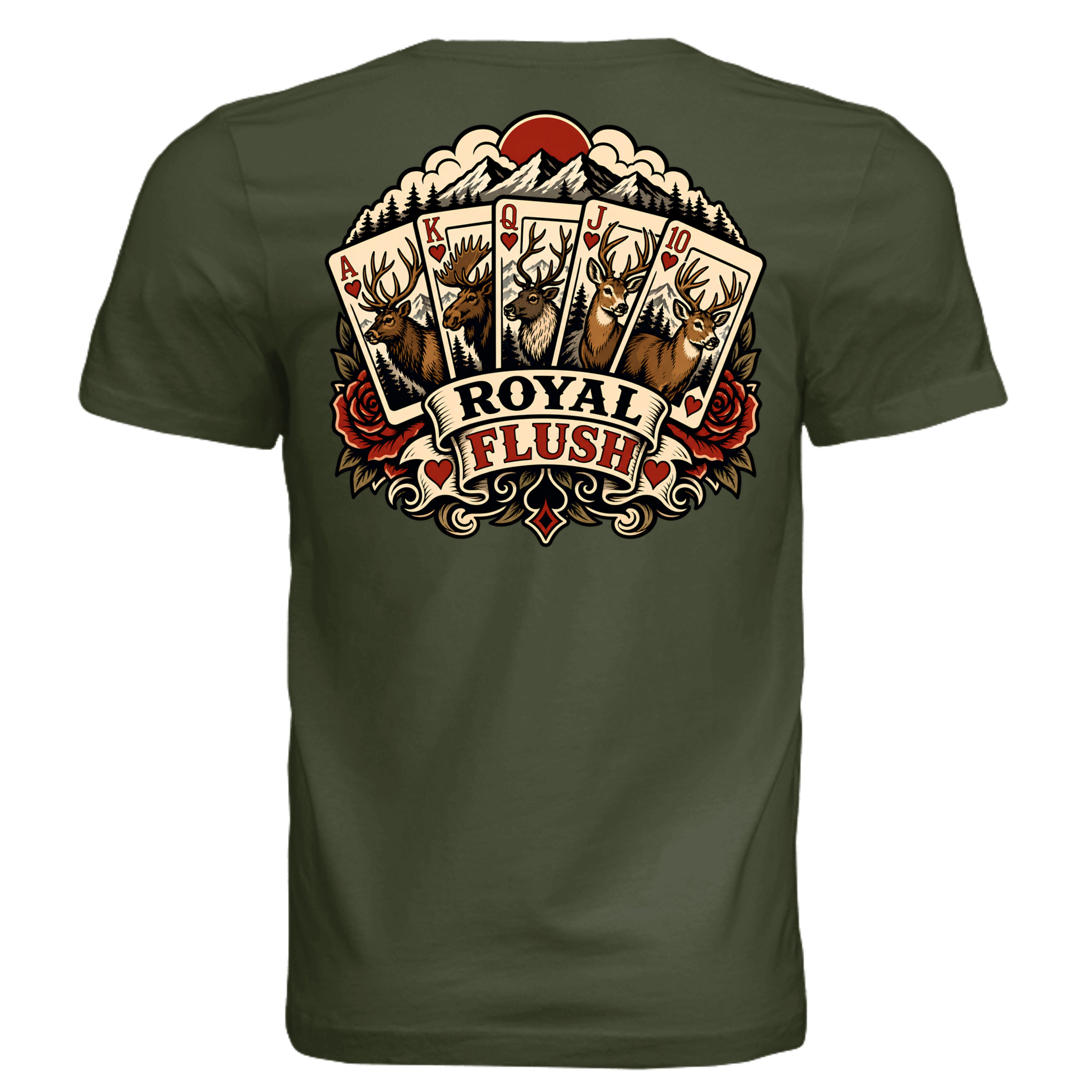 Military Green - 3001C - BACK