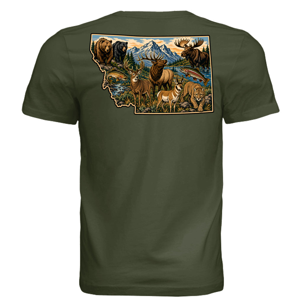 Military Green - 3001C - BACK