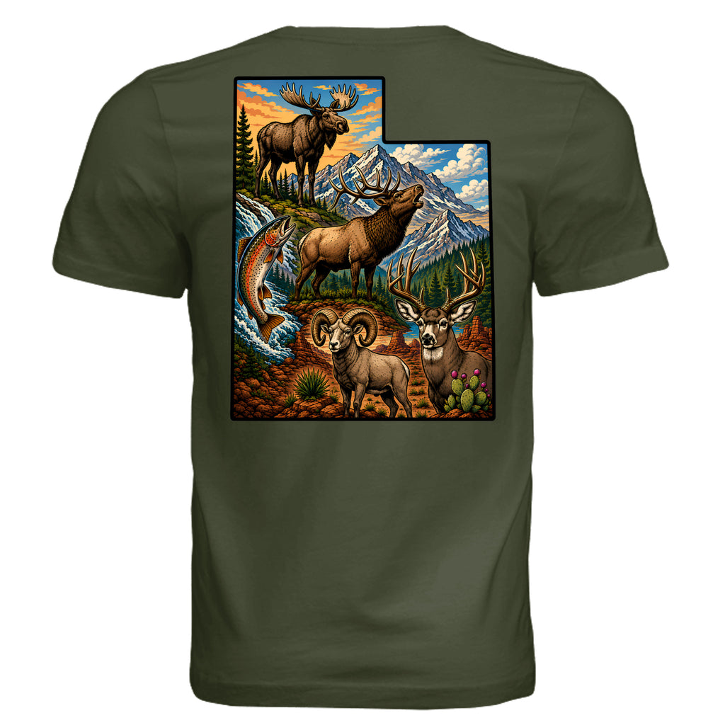 Military Green - 3001C - BACK