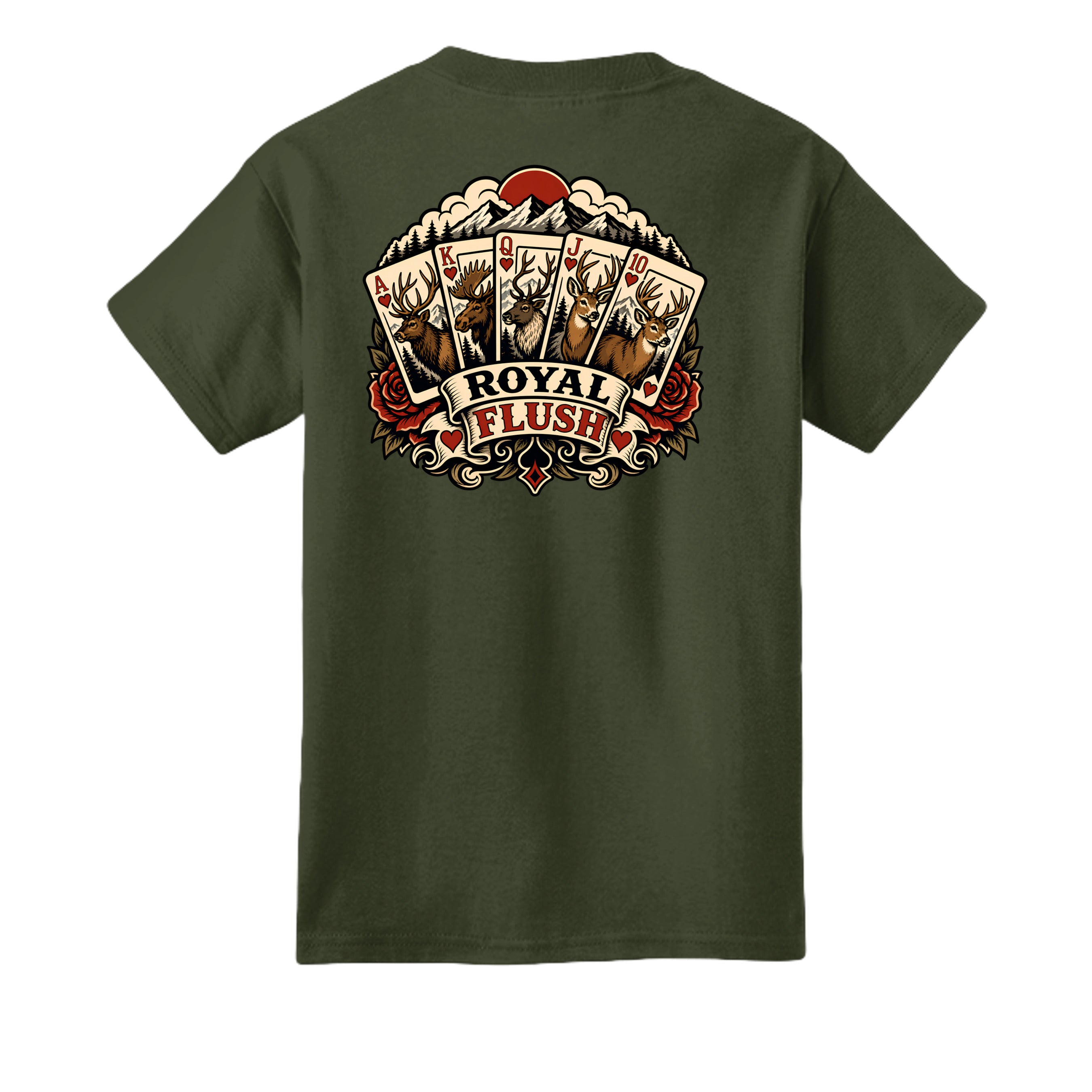 Military Green - 3001Y - BACK