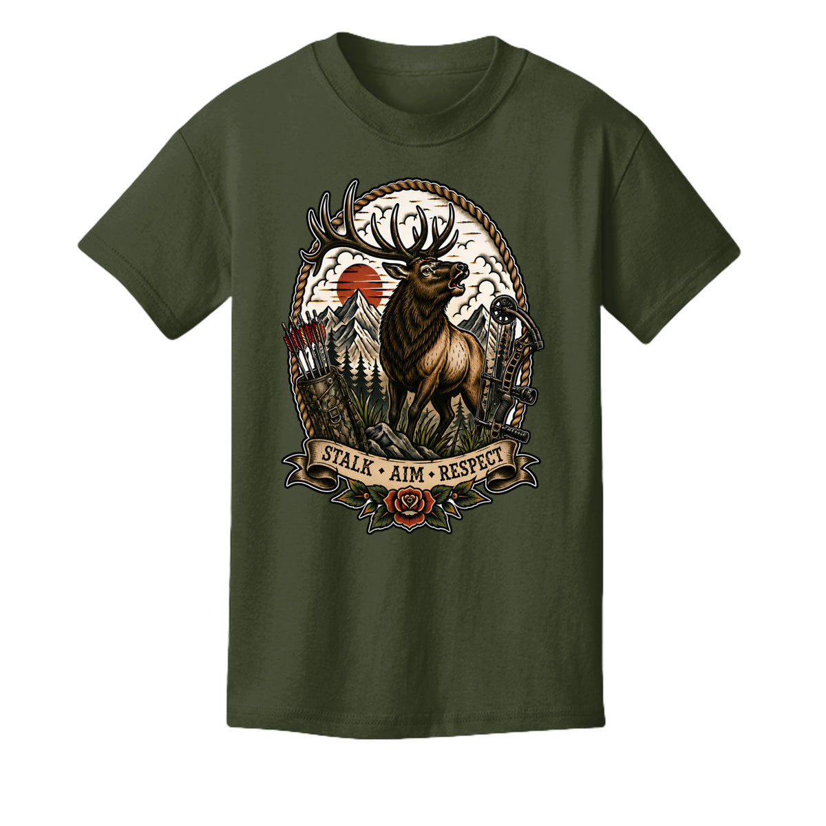 Military Green - 3001Y - FRONT