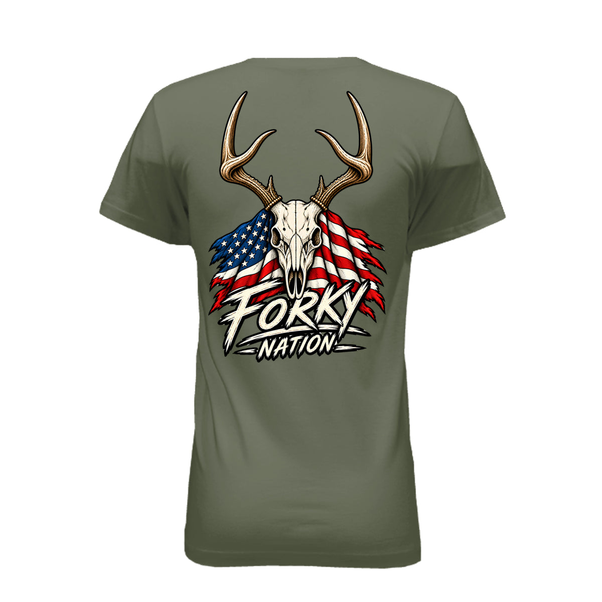 Military Green - B6400 - BACK