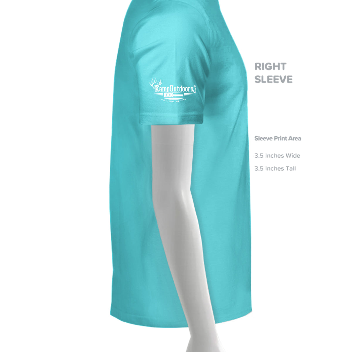 Teal - B6400 - SLEEVE_RIGHT
